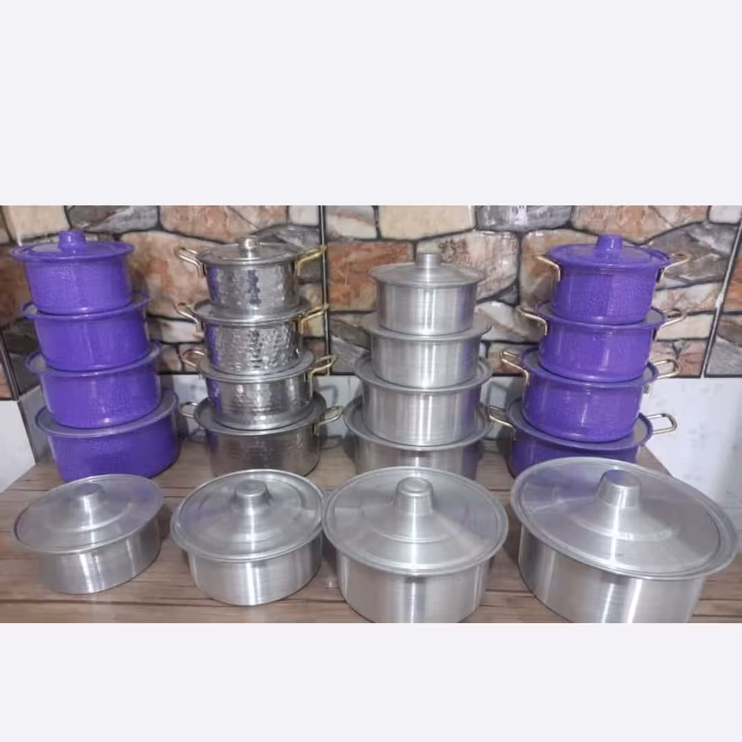 قابلمه روحی 4 تایی(رنگی - ساده - چکشی - دسته دار) 