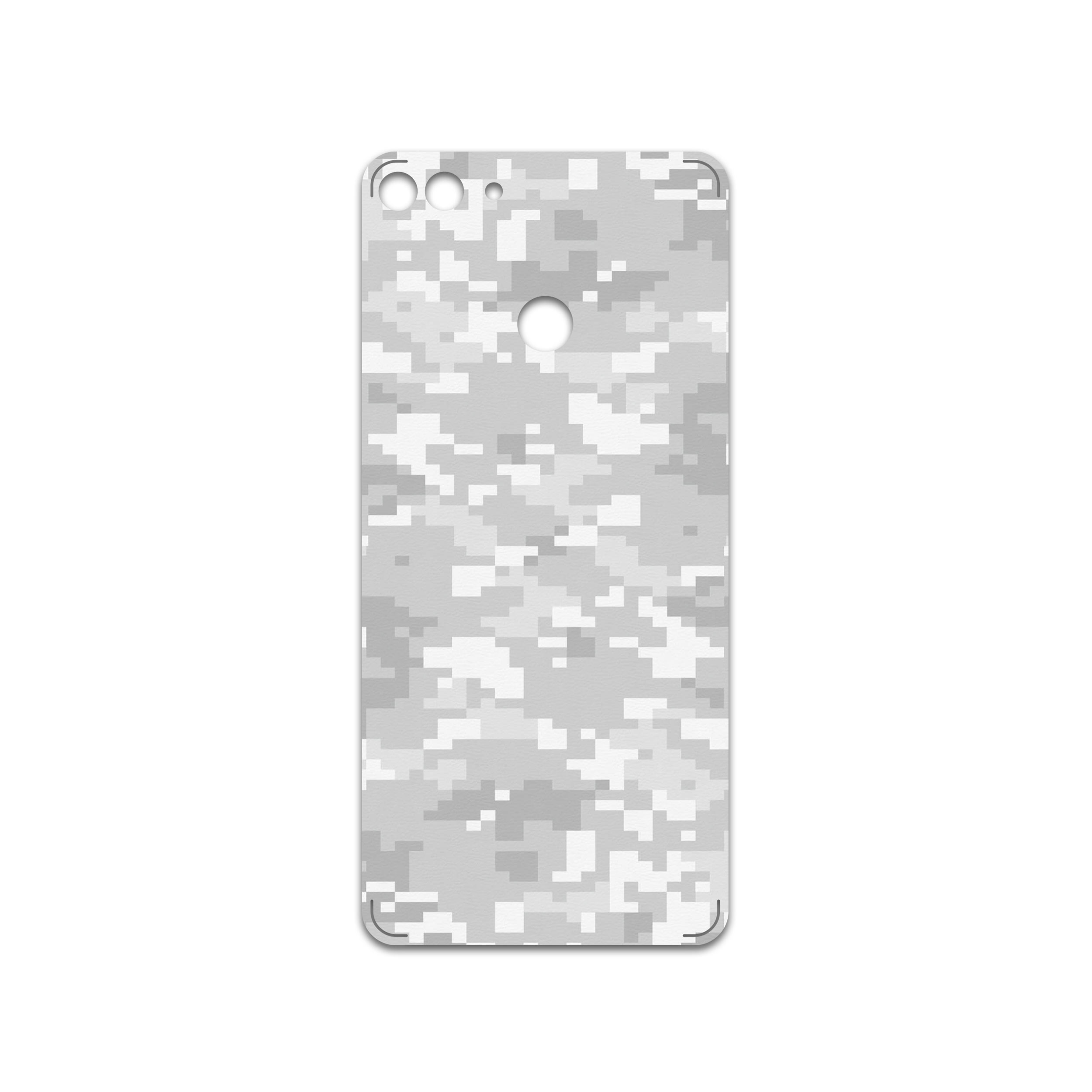 برچسب پوششی ماهوت مدل Army-Snow-Pixel مناسب برای گوشی موبایل هوآوی Y9 2018