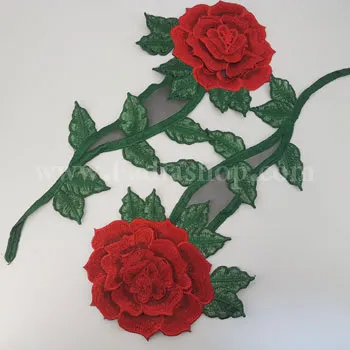 تکه دوزی گل ابریشم هندی 103