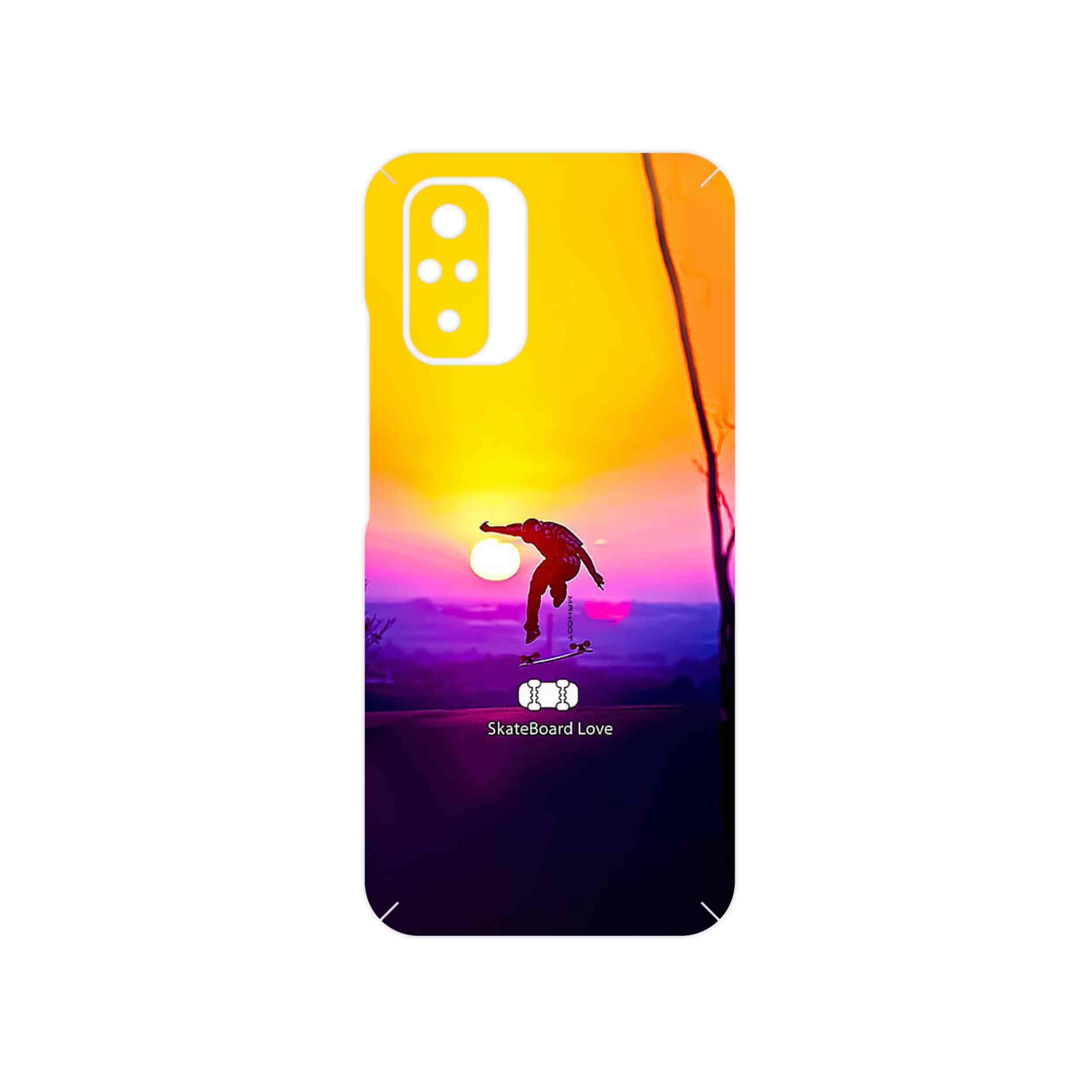 برچسب پوششی ماهوت مدل Skateboard مناسب برای گوشی موبایل شیائومی Redmi Note 10