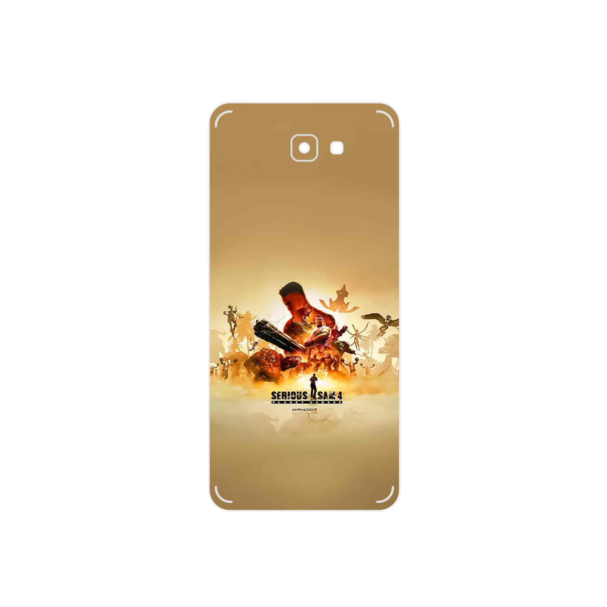 برچسب پوششی ماهوت مدل Serious Sam Game Series مناسب برای گوشی موبایل سامسونگ Galaxy J7 Prime 2