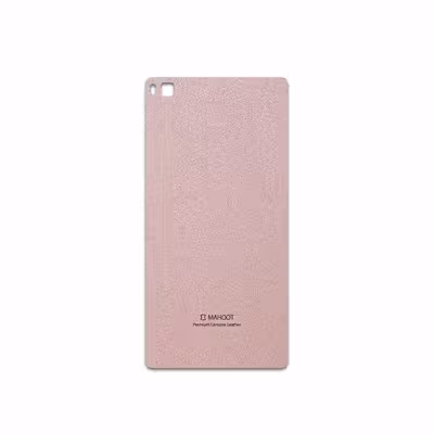برچسب پوششی ماهوت مدل Rose Gold Leather مناسب برای گوشی موبایل هوآوی P8