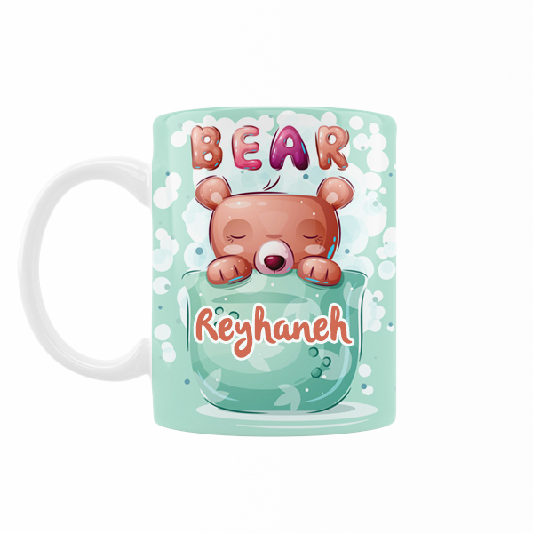 ماگ رژارت مدل اسم ریحانه