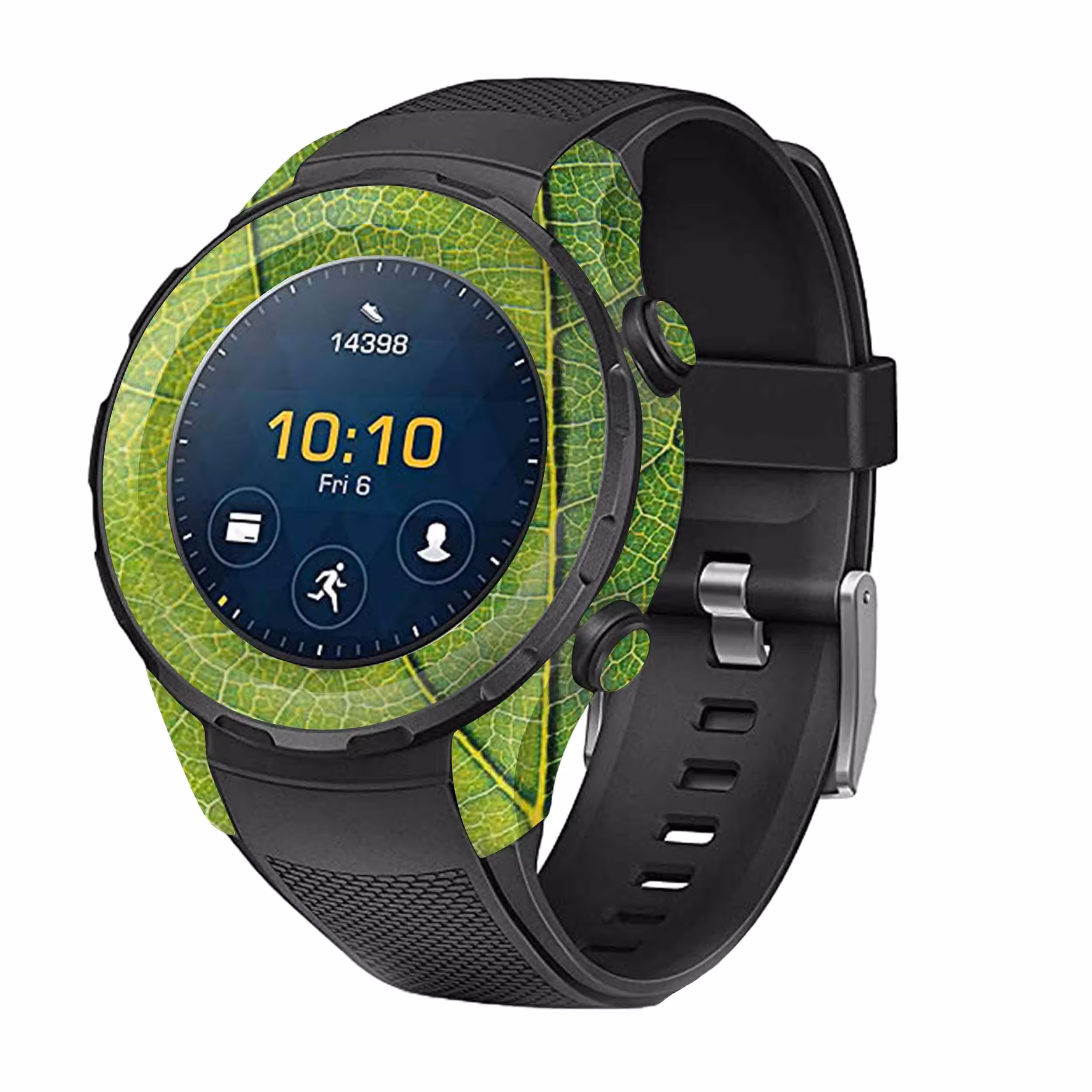 برچسب ماهوت مدل Leaf-Texture مناسب برای ساعت هوشمند هوآوی Watch 2