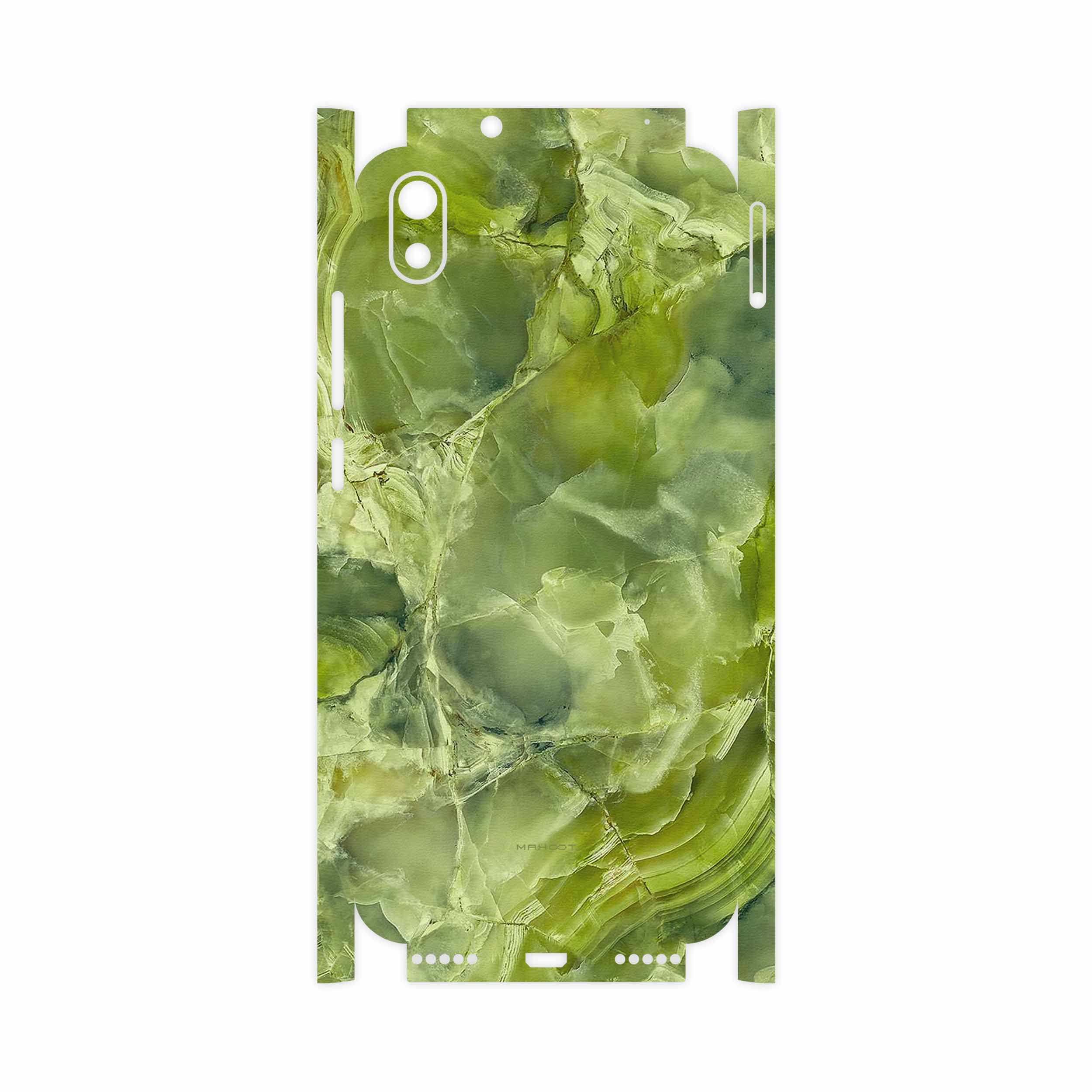 برچسب پوششی ماهوت مدل Green Crystal Marble-FullSkin مناسب برای گوشی موبایل شیائومی Redmi 7A