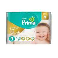 پمپرز پریما - پوشک ضدحساسیت پمپرز ترک (سایز 4) Pampers