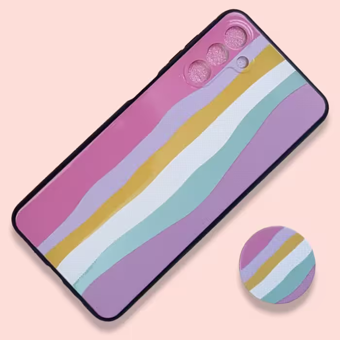 کاور کد GALAX 55 مناسب برای گوشی موبایل سامسونگ Galaxy A13 5G به همراه پایه نگهدارنده