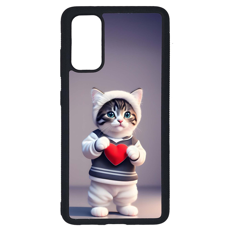 کاور طرح بچه گربه کد G-153 مناسب برای گوشی موبایل سامسونگ Galaxy S20 | دیجی قاب دونی