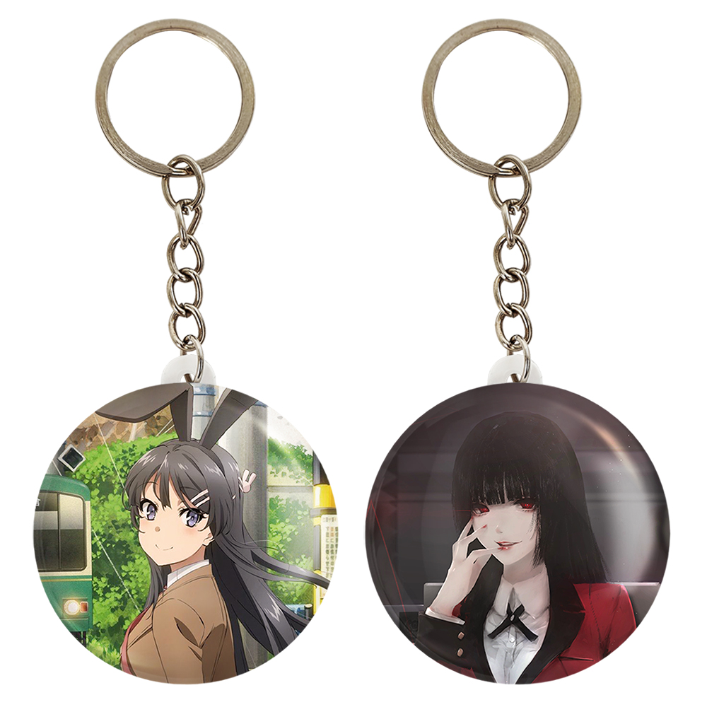 جاکلیدی خندالو مدل جابامی یومکو و مای سان انیمه دختر کد 1212112116 مجموعه 2 عددی