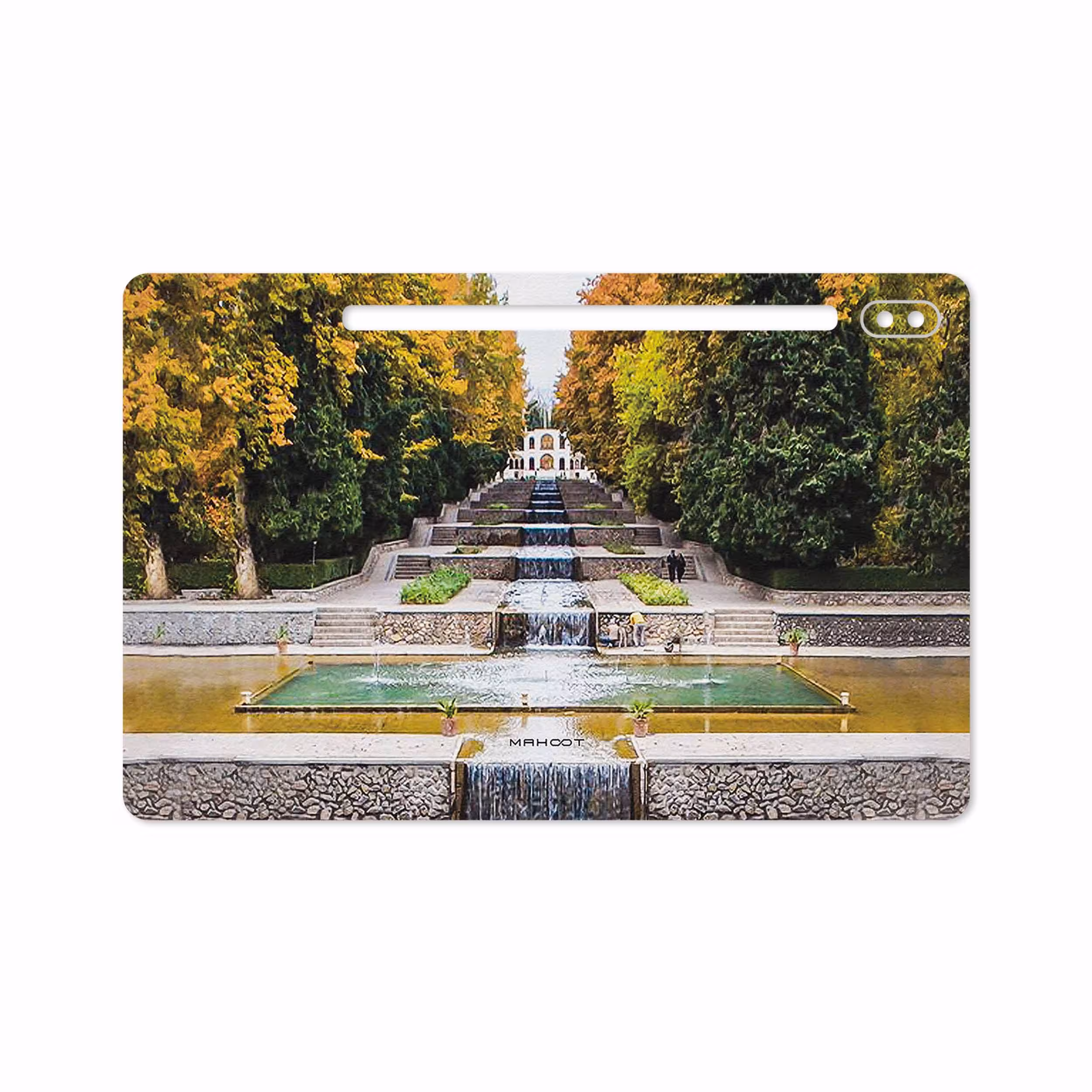 برچسب پوششی ماهوت مدل SHAHZADEH-Garden مناسب برای تبلت سامسونگ Galaxy Tab S6 2019 SM-T865