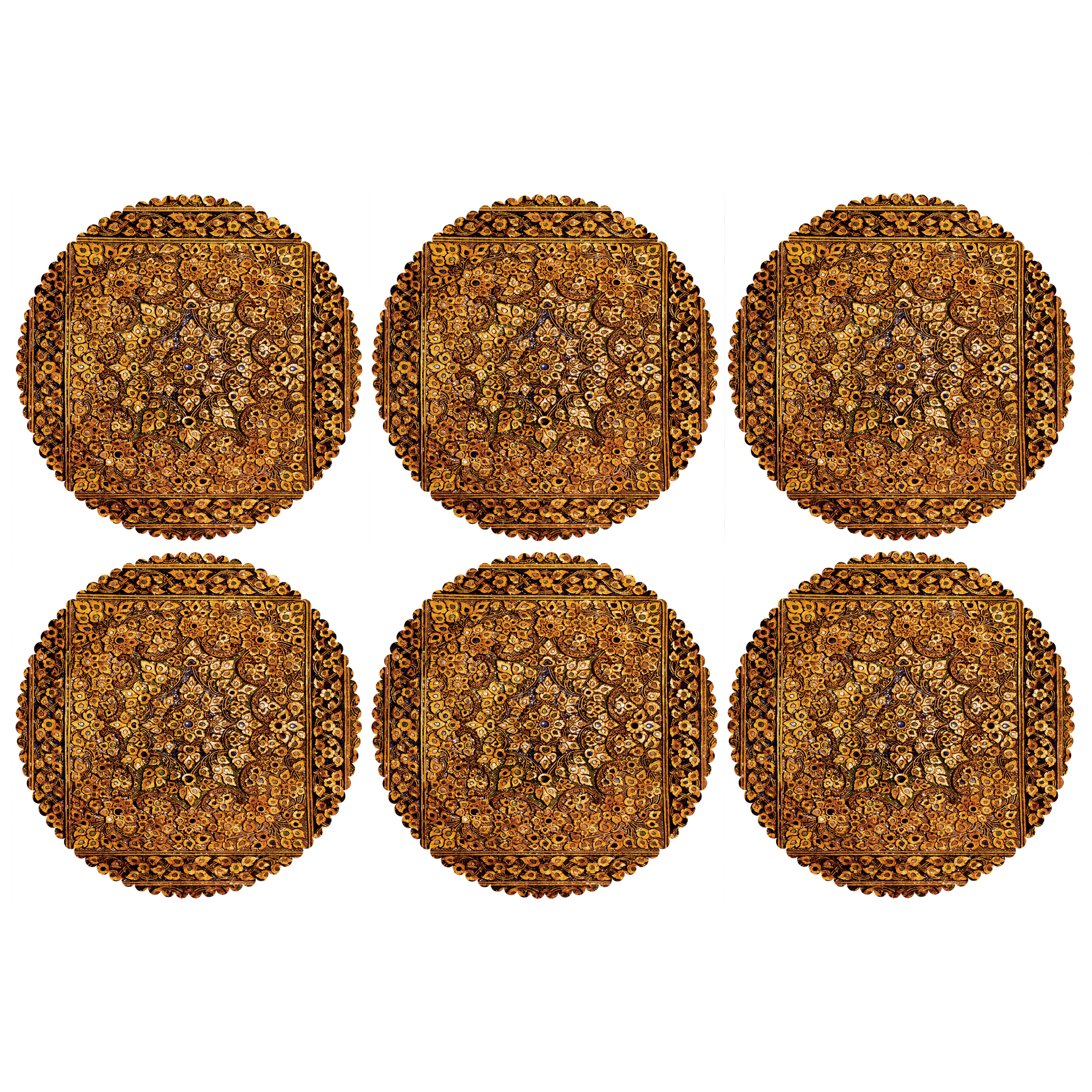 زیربشقابی مدل U2-42142 بسته 6 عددی