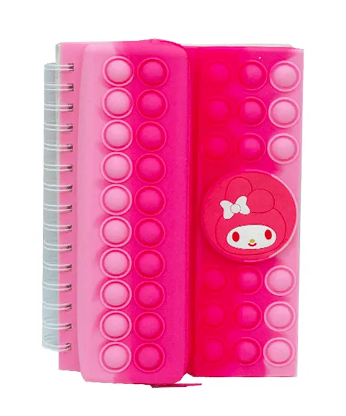 دفتر فانتزی سیلیکونی پاپیتی جامدادی دار