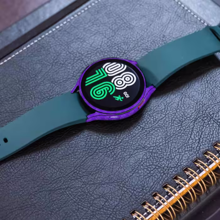 برچسب ماهوت طرح Purple Fiber مناسب برای ساعت هوشمند سامسونگ Watch4 40mm