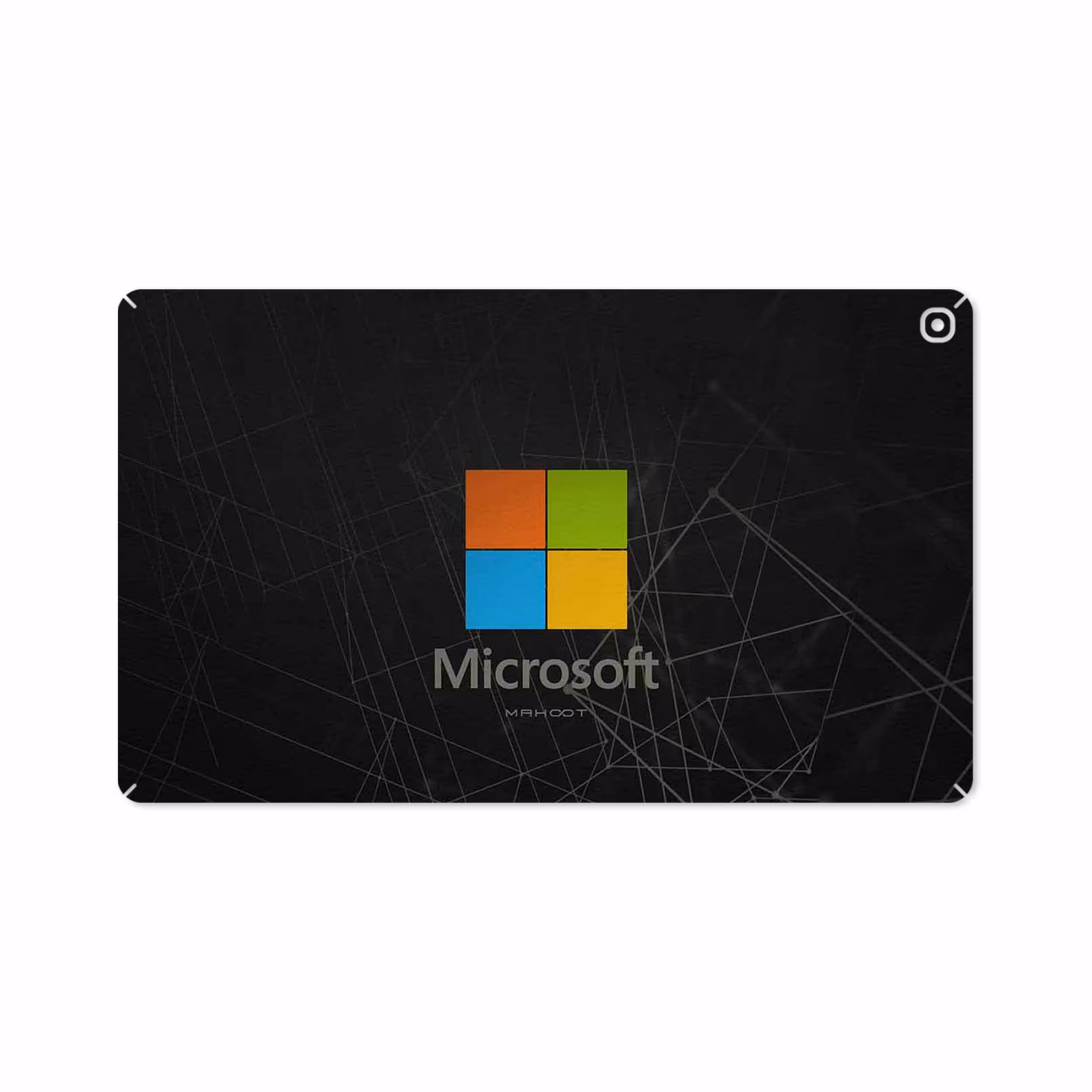 برچسب پوششی ماهوت مدل Microsoft-Logo مناسب برای تبلت سامسونگ Galaxy Tab A 10.1 2019 T515