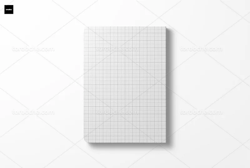 موکاپ لایه باز جلد سخت کتاب PSD | گرافیک با طعم تربچه