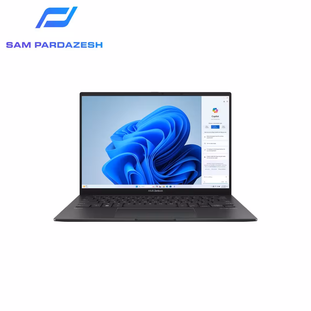 لپ تاپ ایسوس ASUS Zenbook 14 OLED Q415MA Ultra 5(125H) 8 LPDDR5 1 SSD Intel