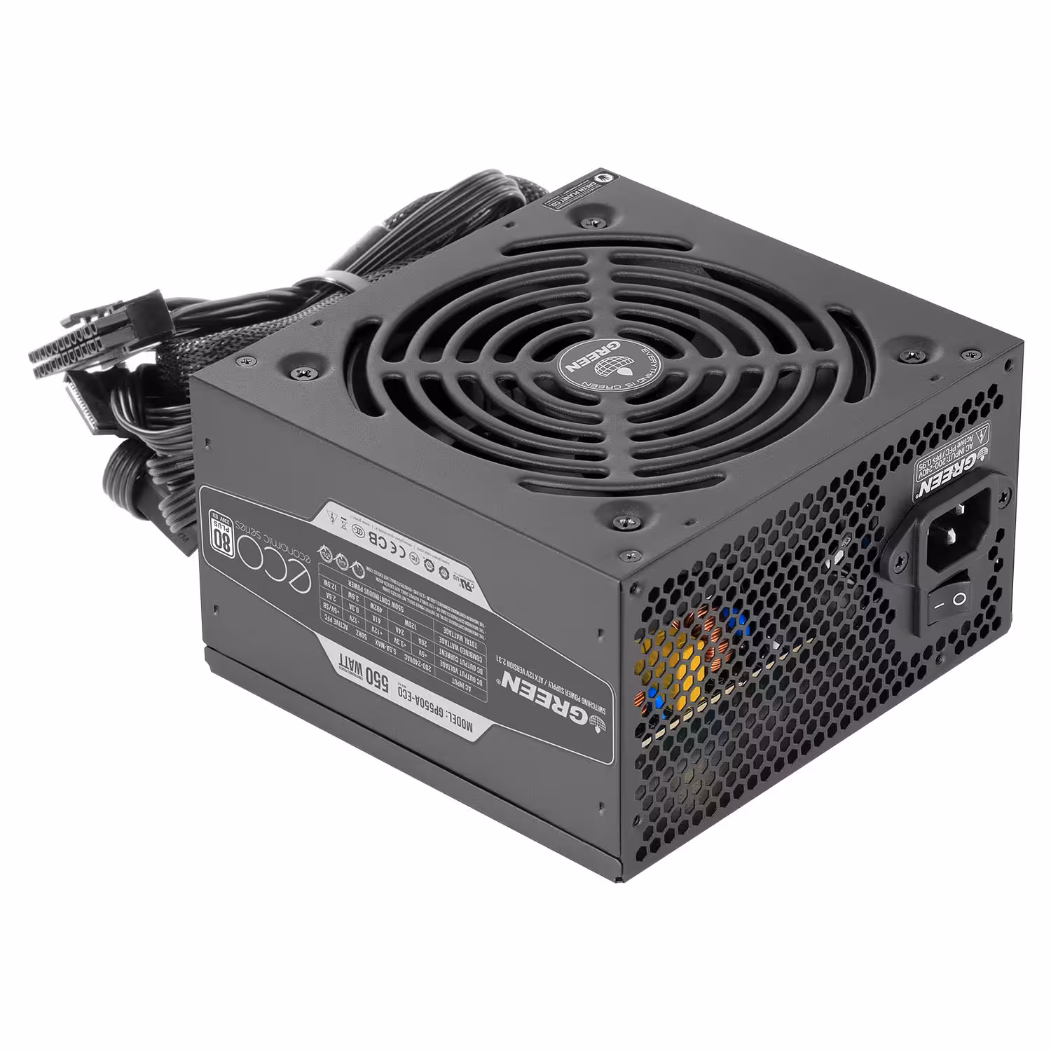 پاور کامپیوتر گرین GP550A ECO | آرکا 90