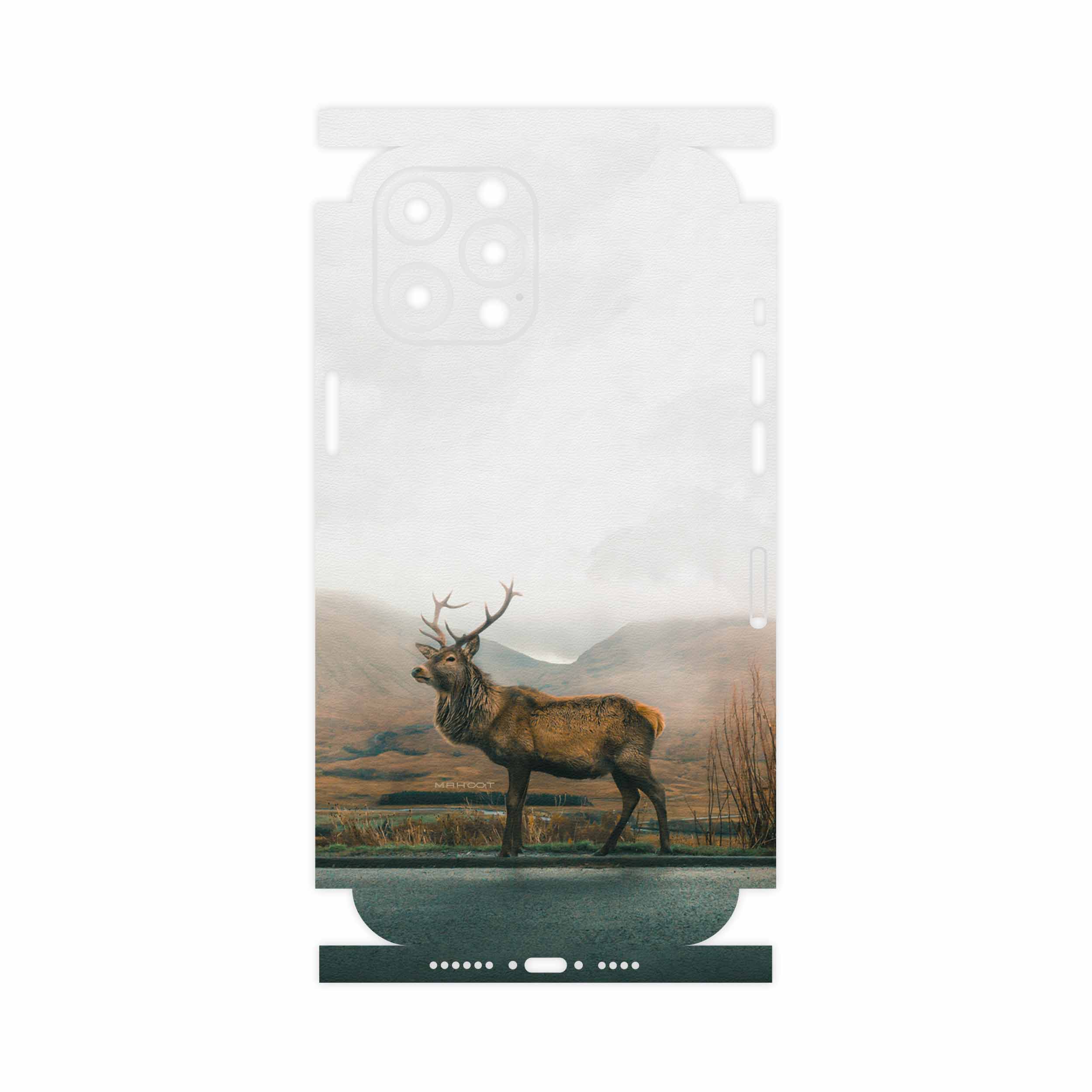 برچسب پوششی ماهوت مدل Horned Deer-FullSkin مناسب برای گوشی موبایل اپل iPhone 12 Pro Max