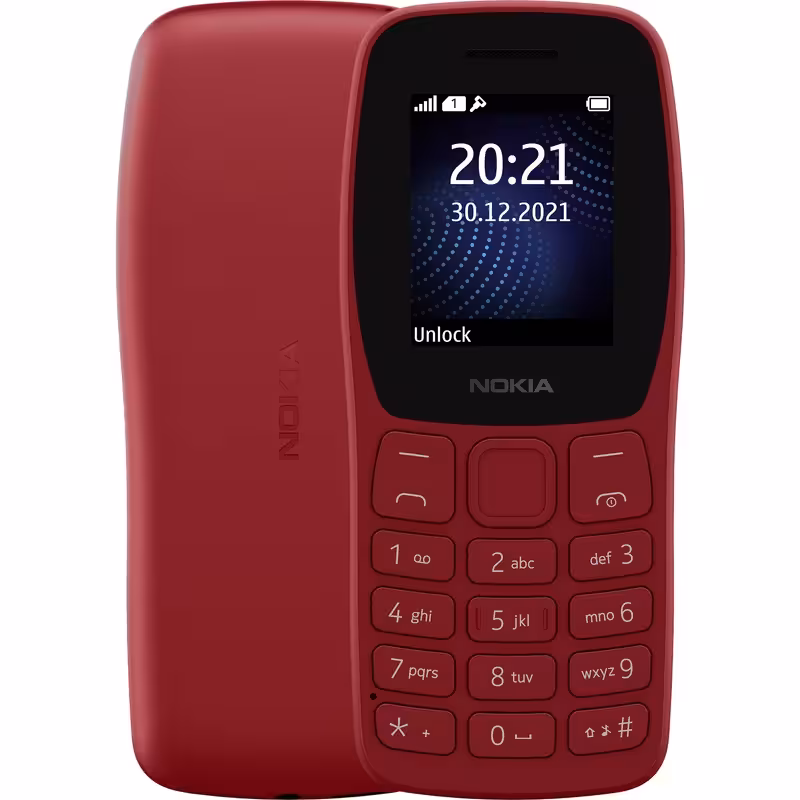 موبایل نوکیا مدل 105 2022 دو سیم کارت ظرفیت 4 مگابایت و رم 4 مگابایت - فروشگاه اینترنتی سیب سبز