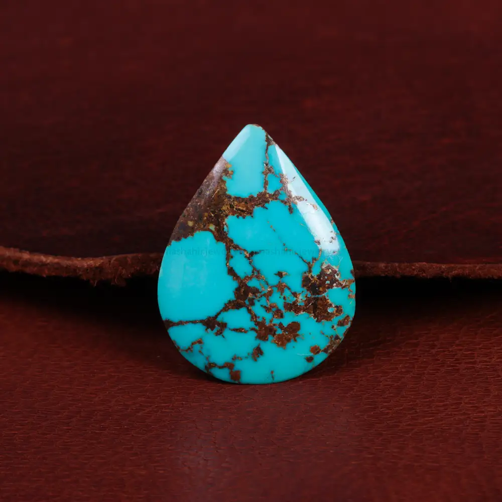 نگین فیروزه شجری کد 15323 - جواهری مشاهیر