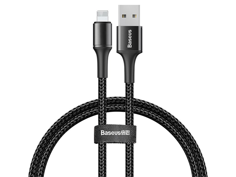 کابل فست شارژ لایتنینگ بیسوس مدل Halo Data Cable به طول 1 متر