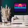 تابلو مدل retro synthwave کد F-15025