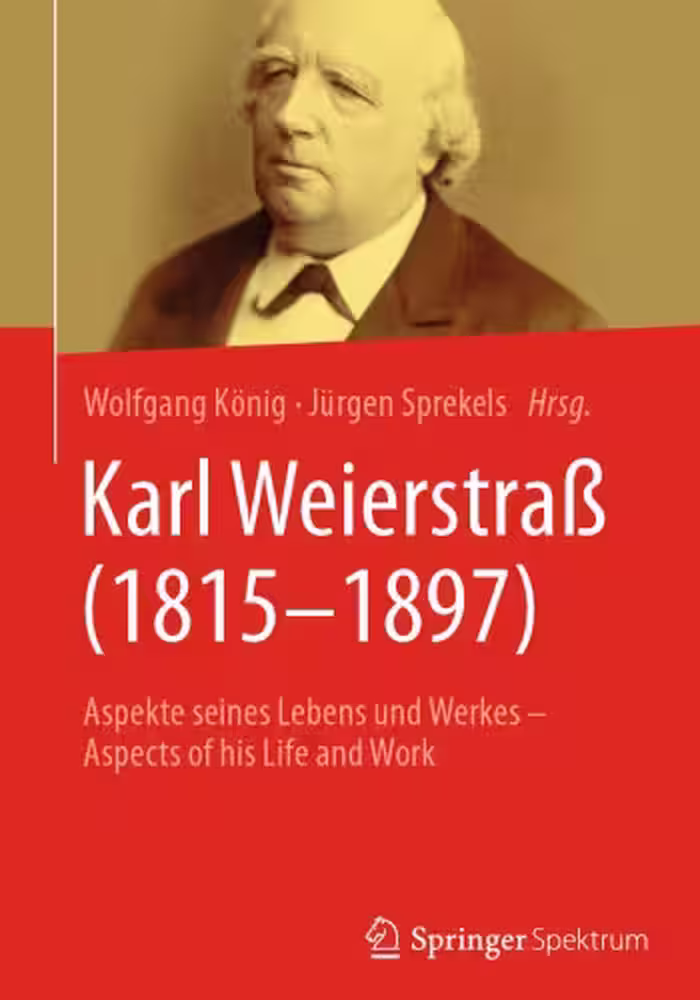 خرید و دانلود نسخه کامل کتاب Karl Weierstraß (1815-1897)