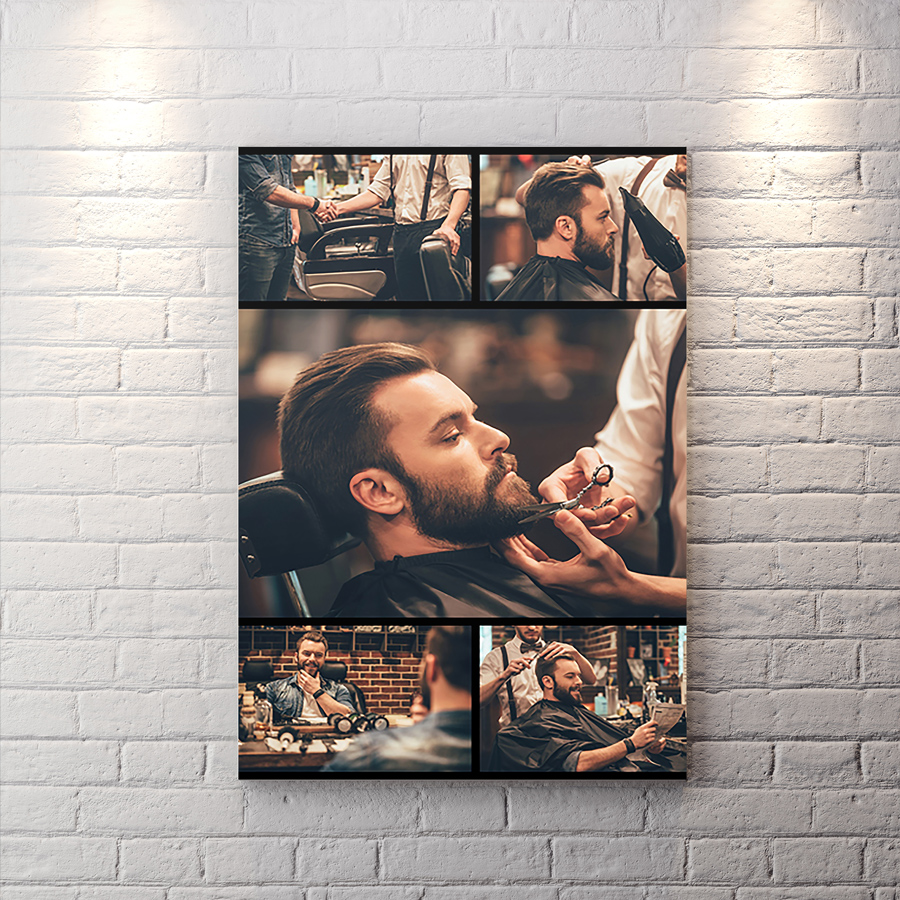 تابلو آرایشگاه مردانه جدید BA-4773