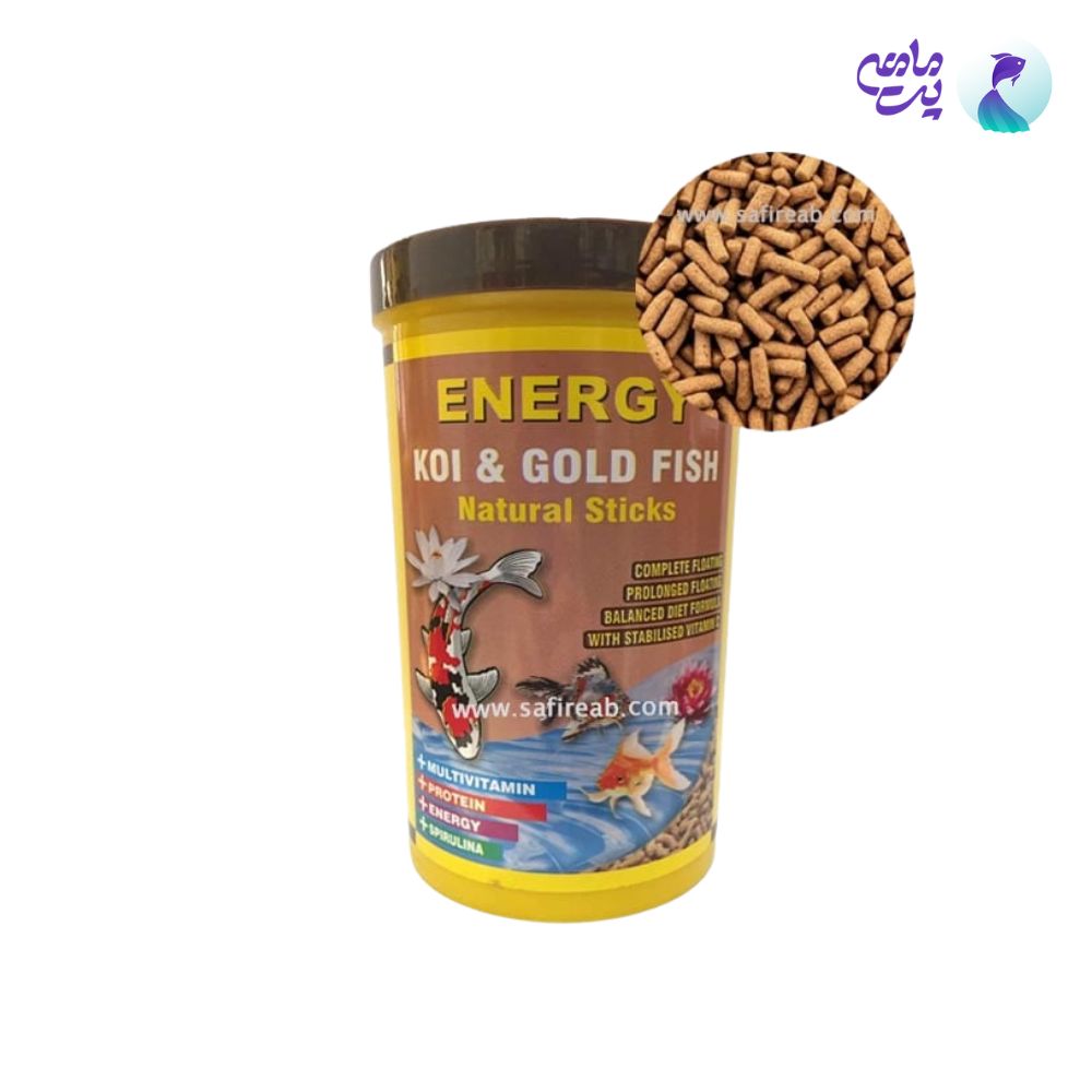غذای ماهی انرژی کوی و گلدفیش NATURAL STICKS (1000 میلی لیتر)