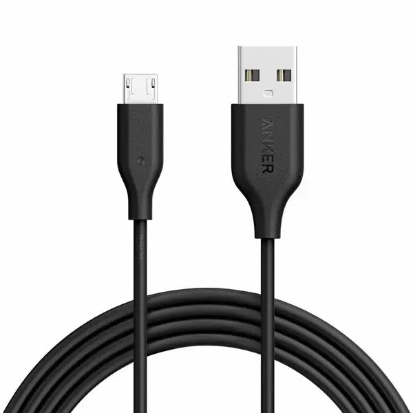 کابل تبدیل USB به microUSB انکر مدل A8132 طول 0.9 متر