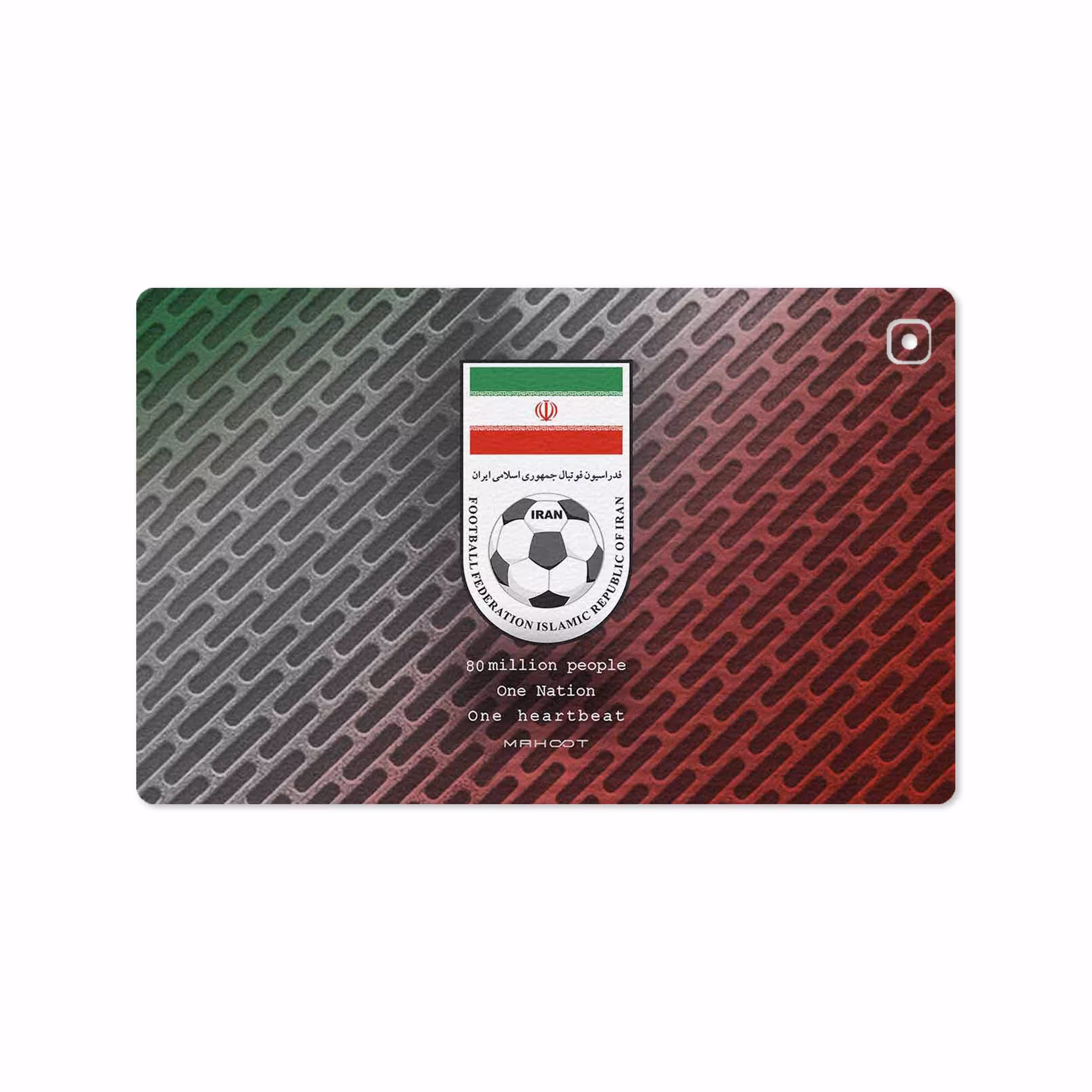 برچسب پوششی ماهوت مدل Iran-National-Football-Team مناسب برای تبلت سامسونگ Galaxy Tab A7 10.4 LTE 2020 T505