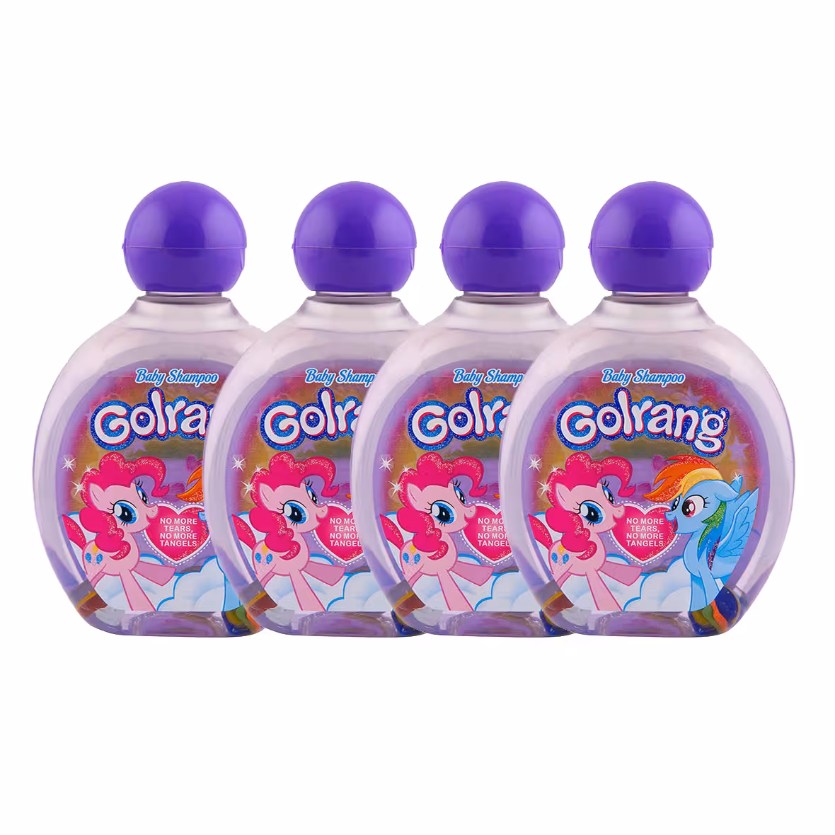 شامپو بچه گلرنگ مدل purple وزن 210 گرم مجموعه 4 عددی