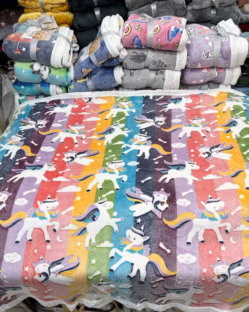 پتو مسافرتی شبنما گوسفندی یکنفره سایز 160*220
