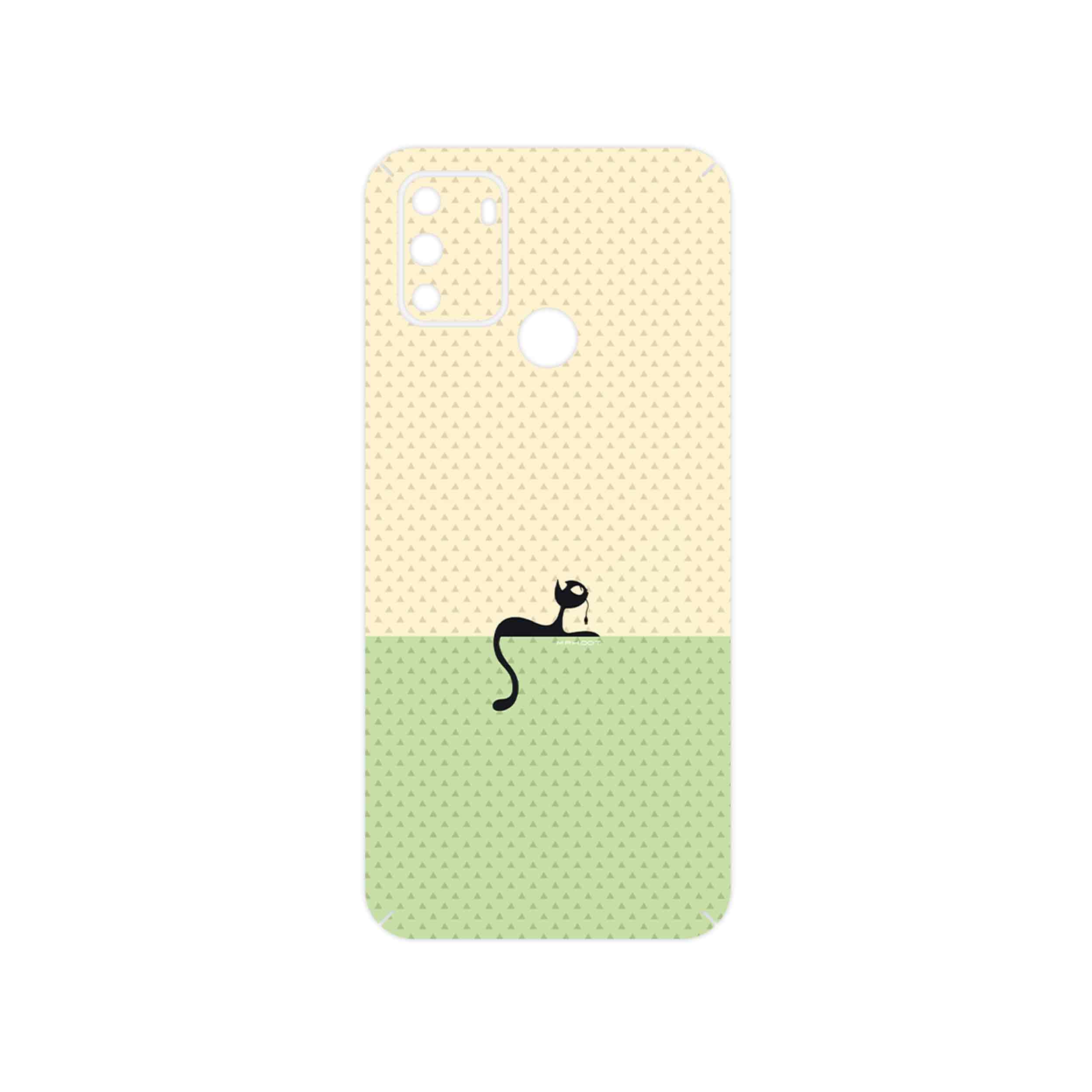 برچسب پوششی ماهوت مدل Minimal Internet Cat Icon مناسب برای گوشی موبایل جی پلاس S10 2022