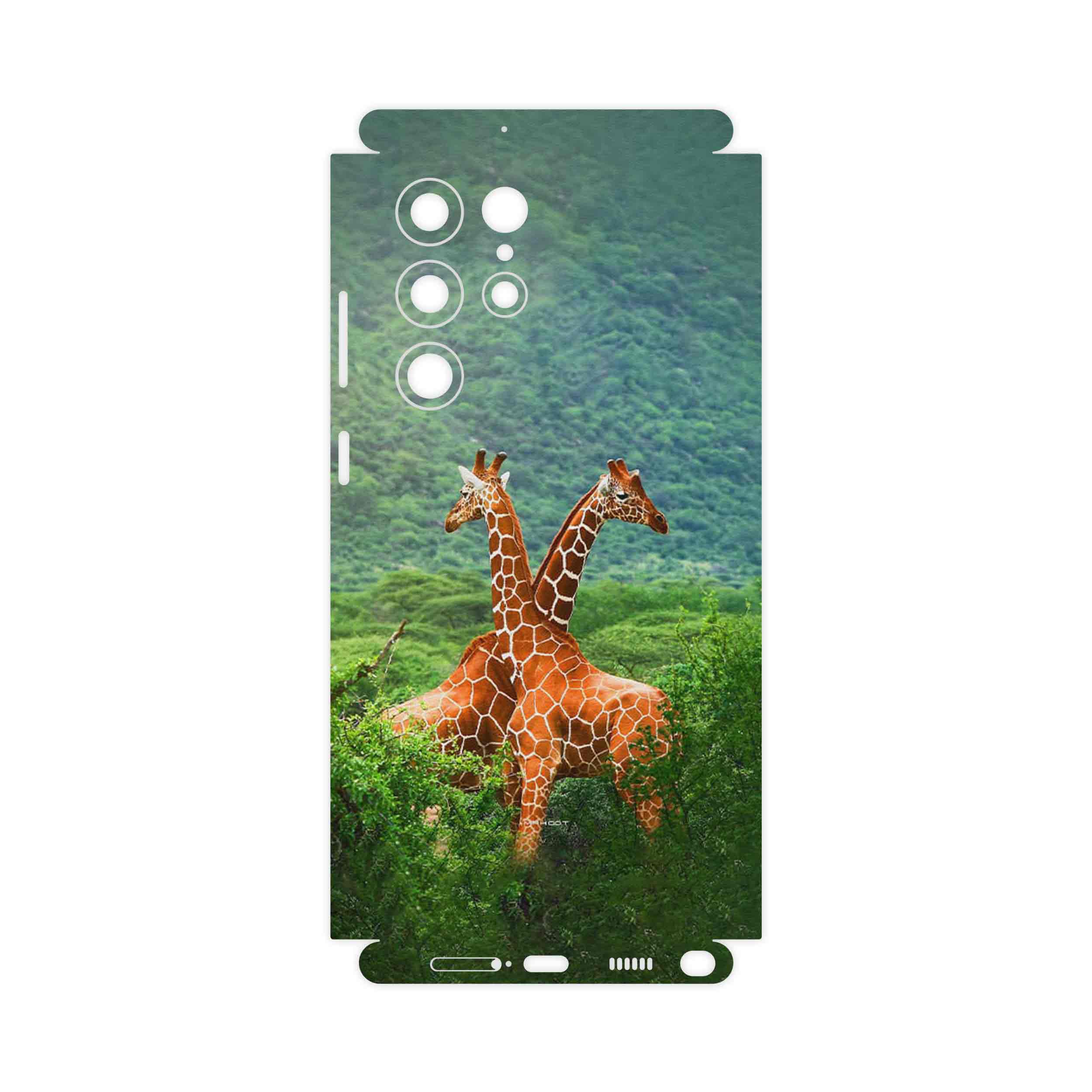 برچسب پوششی ماهوت مدل Giraffe-FullSkin مناسب برای گوشی موبایل سامسونگ Galaxy S22 Ultra 5G