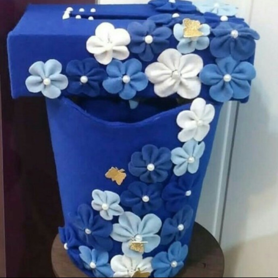 کاور سطل و دستمال کاغذی