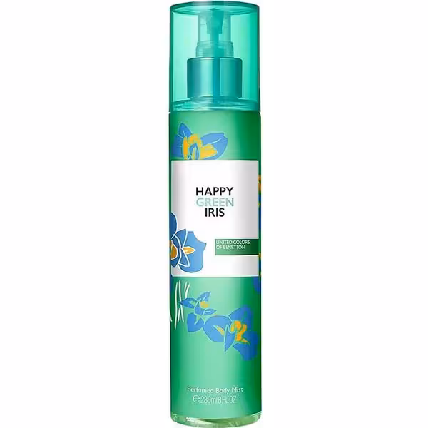 بادی اسپلش زنانه بنتون مدل Happy Green Iris حجم 236 میلی لیتر