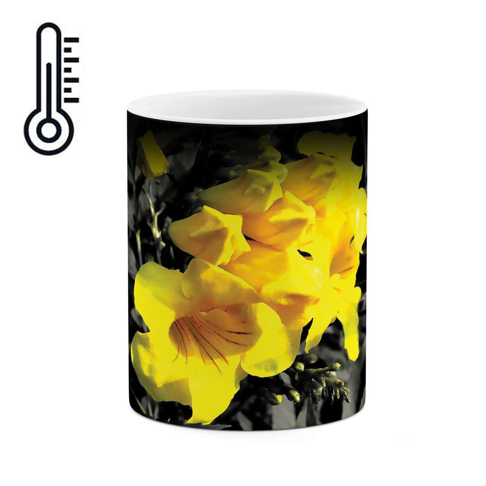 ماگ حرارتی طرح شکوفه گل مدل mgh05017