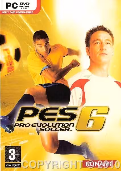 بازی کامپیوتر pro evolution soccer 6