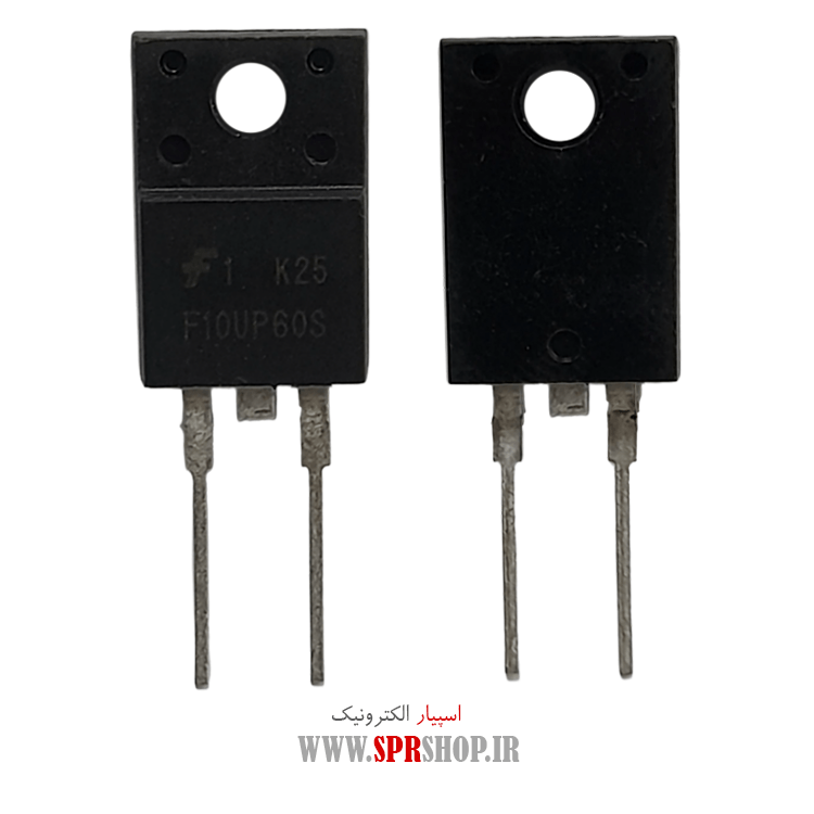 دیود الترا فست F10UP60S TO-220F 2PIN