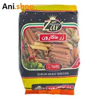 ماكارونی فرمی پنه ریگاته با طعم سبزیجات 500 گرمی زرماكارون کد H10