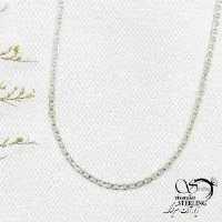 زنجیر(گردنبند) تی(T) نقره عیار925 کد 13738
