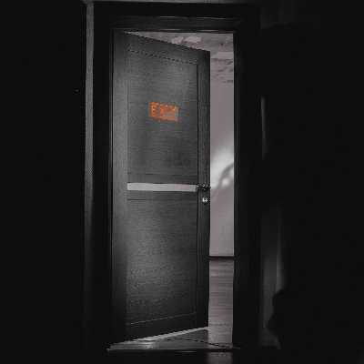 چراغ دیواری نئون دیزاین طرح Exit