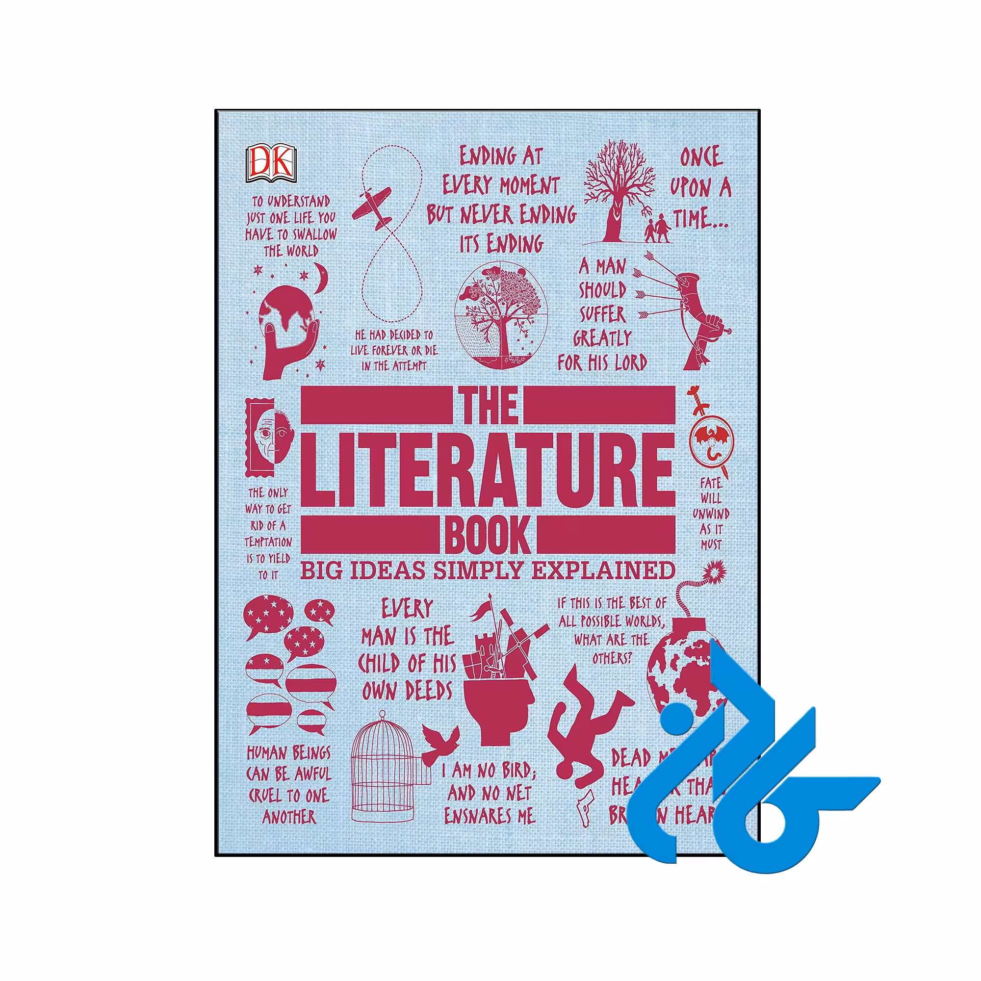 خرید و قیمت کتاب The Literature Book Big Ideas Simply Explained از فروشگاه کادن