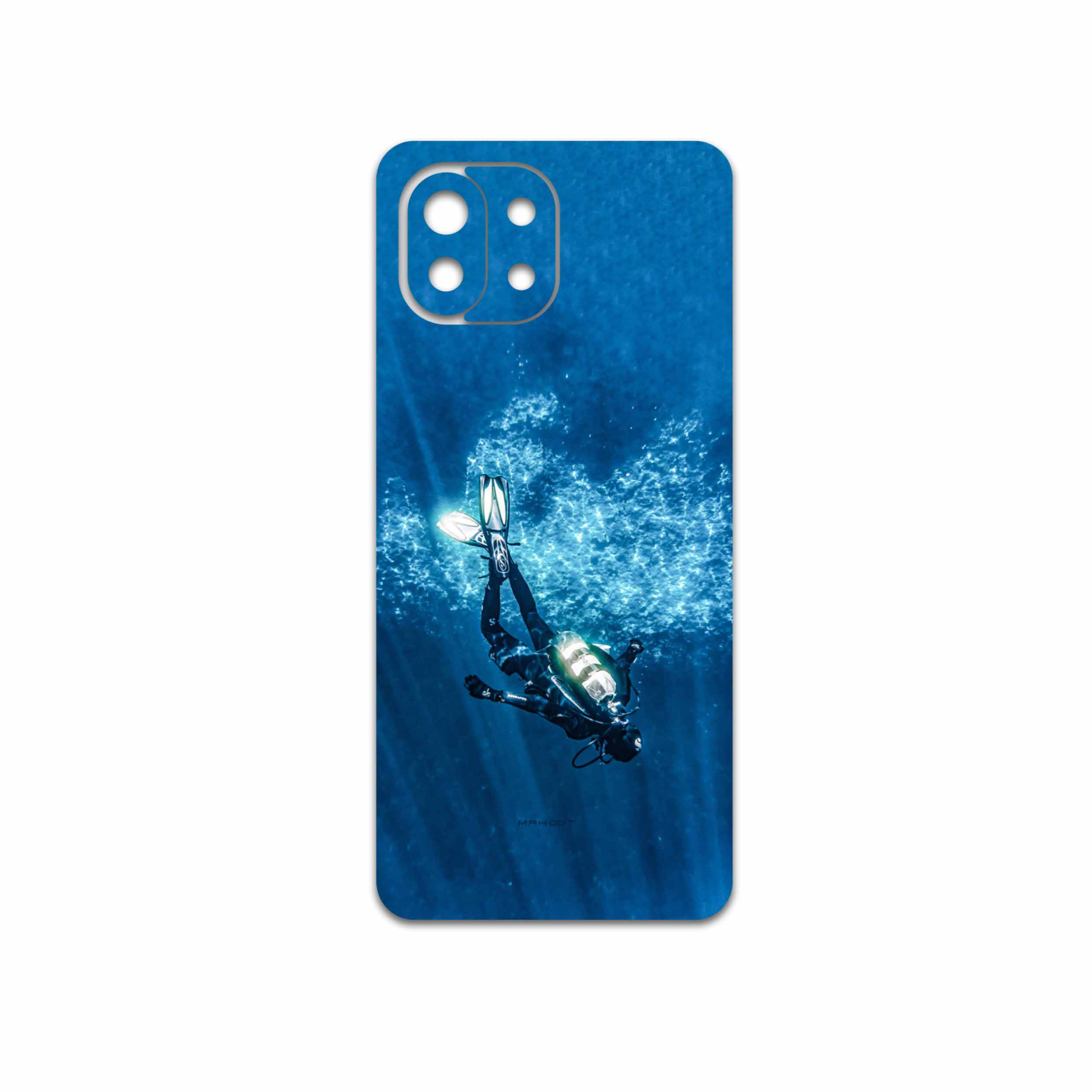 برچسب پوششی ماهوت مدل Scuba-Diving مناسب برای گوشی موبایل شیائومی 11 Lite 5G NE