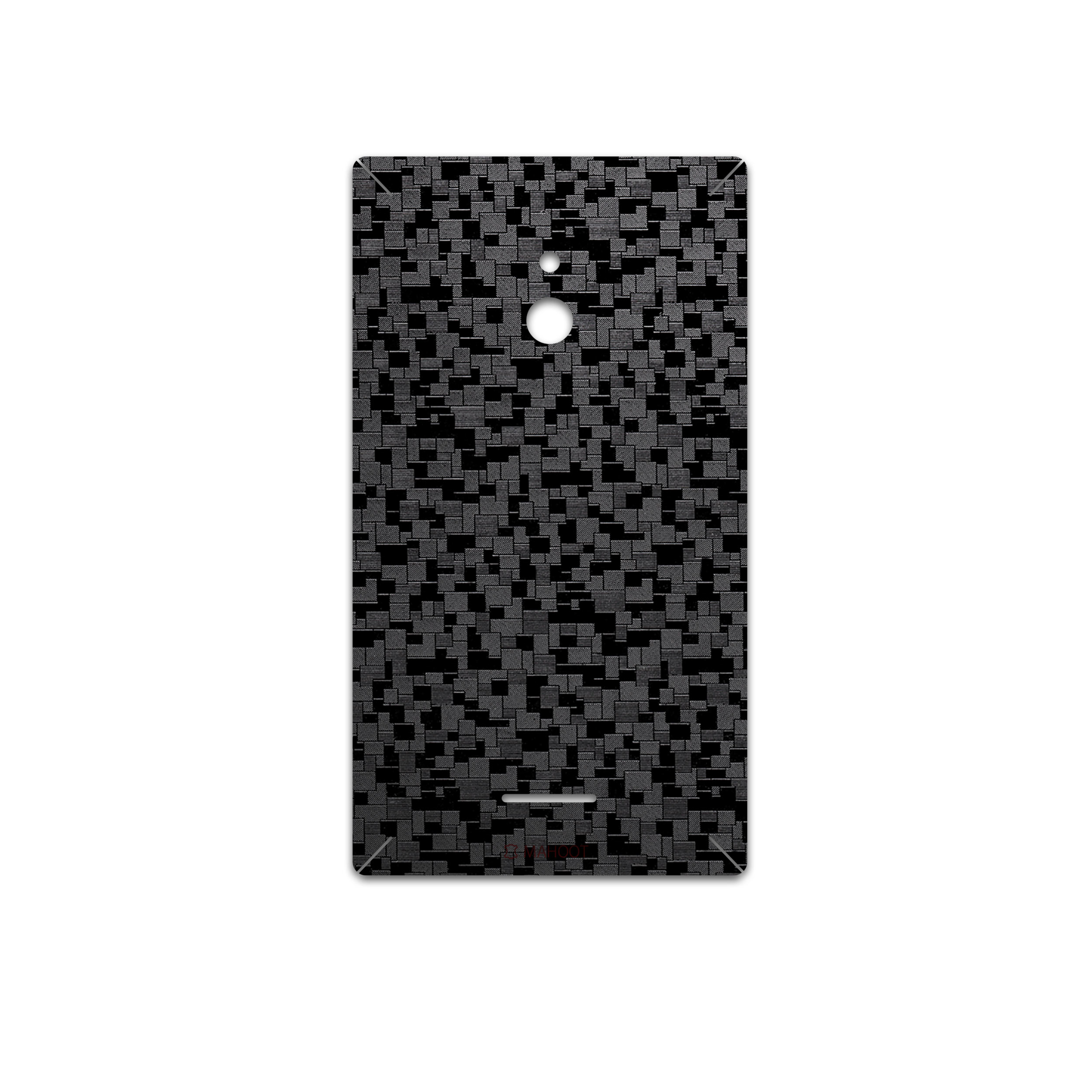 برچسب پوششی ماهوت مدل Black-Silicon مناسب برای گوشی موبایل نوکیا XL