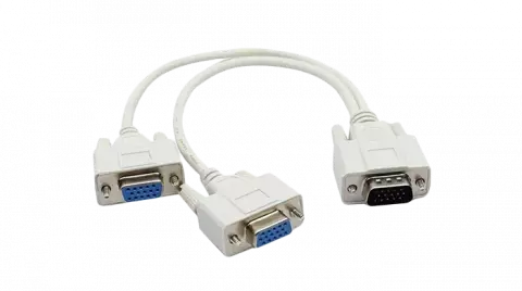تبدیل 1 به 2 VGA وی نت