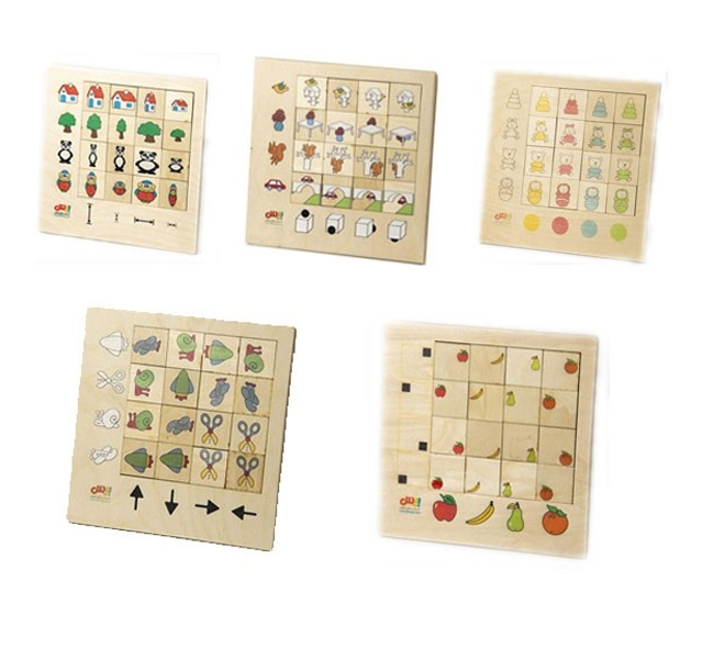 پازل هوش 16 قطعه چوبی