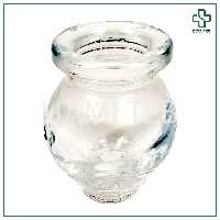 لیوان بادکش شیشه ای سایز 1