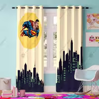 پرده چاپی سوپرمن HK-4651